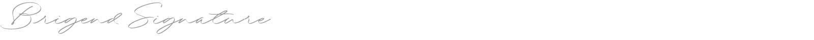 Brigend Signature font preview